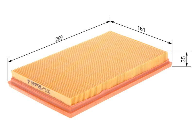 Filtre à air BOSCH 1 457 433 533