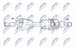 Arbre de transmission NTY NPW-RE-168