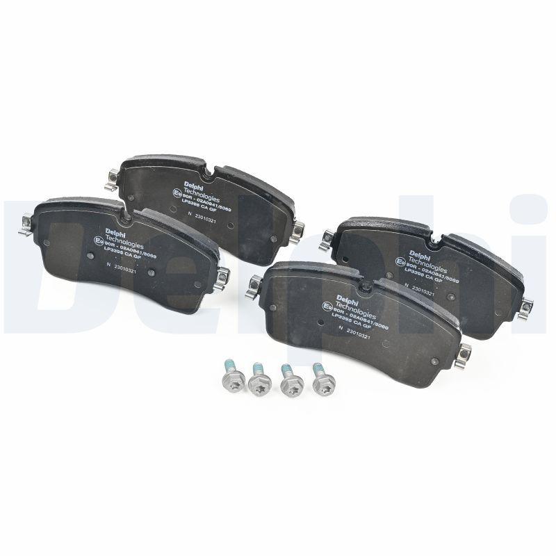 Kit de plaquettes de frein, frein à disque DELPHI LP3395