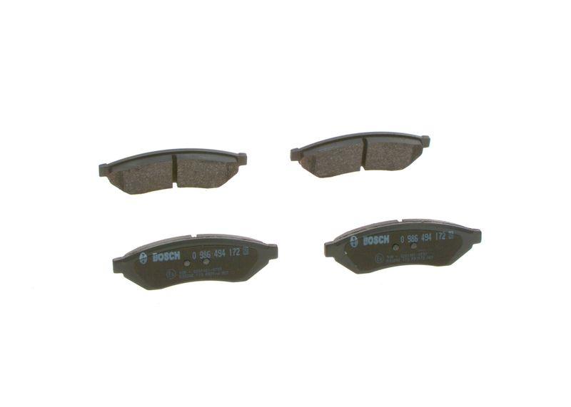 Kit de plaquettes de frein, frein à disque BOSCH 0 986 494 172