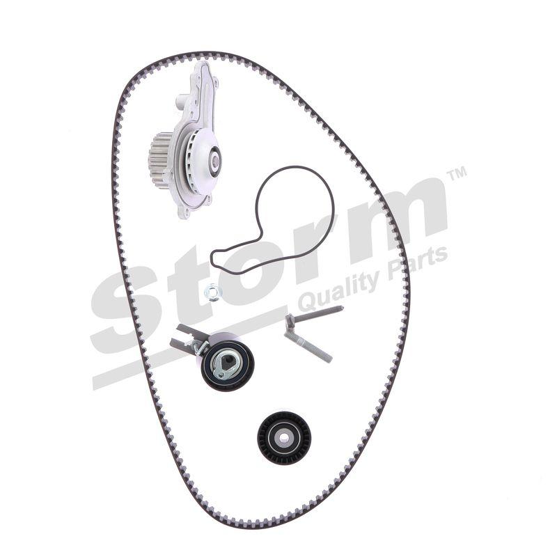 Pompe à eau + kit de courroie crantée STORM QUALITY PARTS 5550571KP