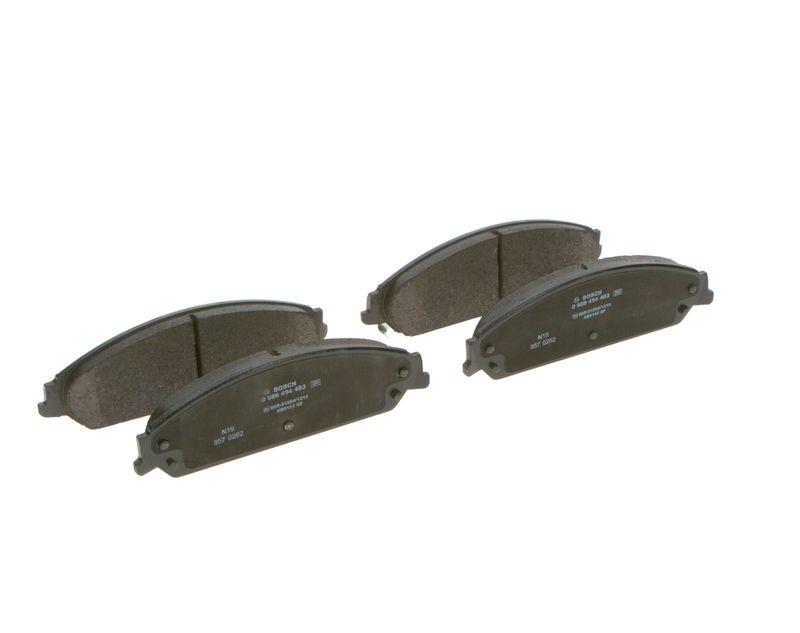 Kit de plaquettes de frein, frein à disque BOSCH 0 986 494 483