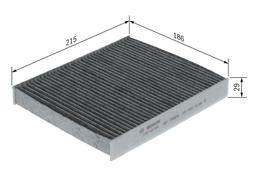 Filtre, air de l'habitacle BOSCH 1 987 435 590