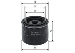 Filtre à huile BOSCH 0986452035
