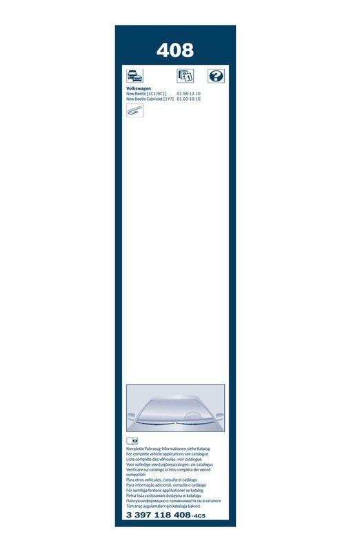 Balai d'essuie-glace BOSCH 3 397 118 408