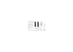 Kit d'accessoires, plaquette de frein à disque BOSCH 1987474195