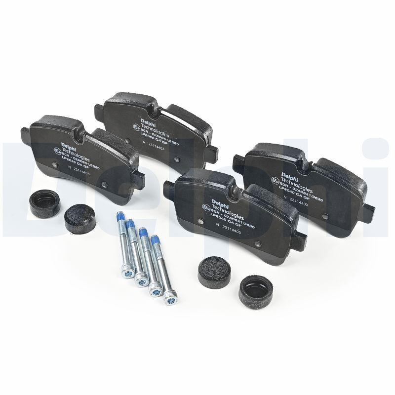 Kit de plaquettes de frein, frein à disque DELPHI LP2040