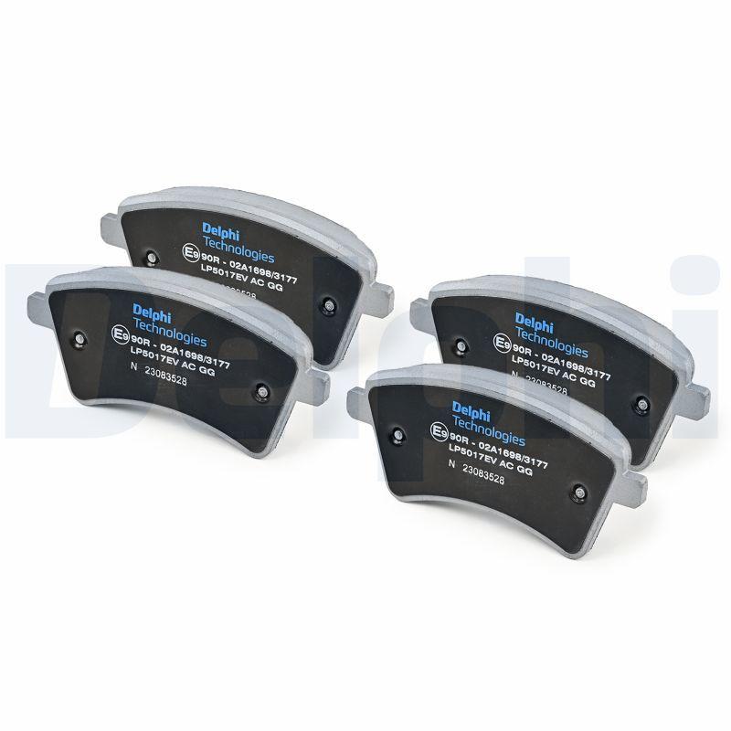Kit de plaquettes de frein, frein à disque DELPHI LP5017EV