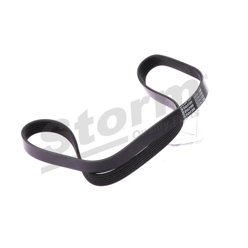 Courroie trapézoïdale à nervures STORM QUALITY PARTS STO6PK1125