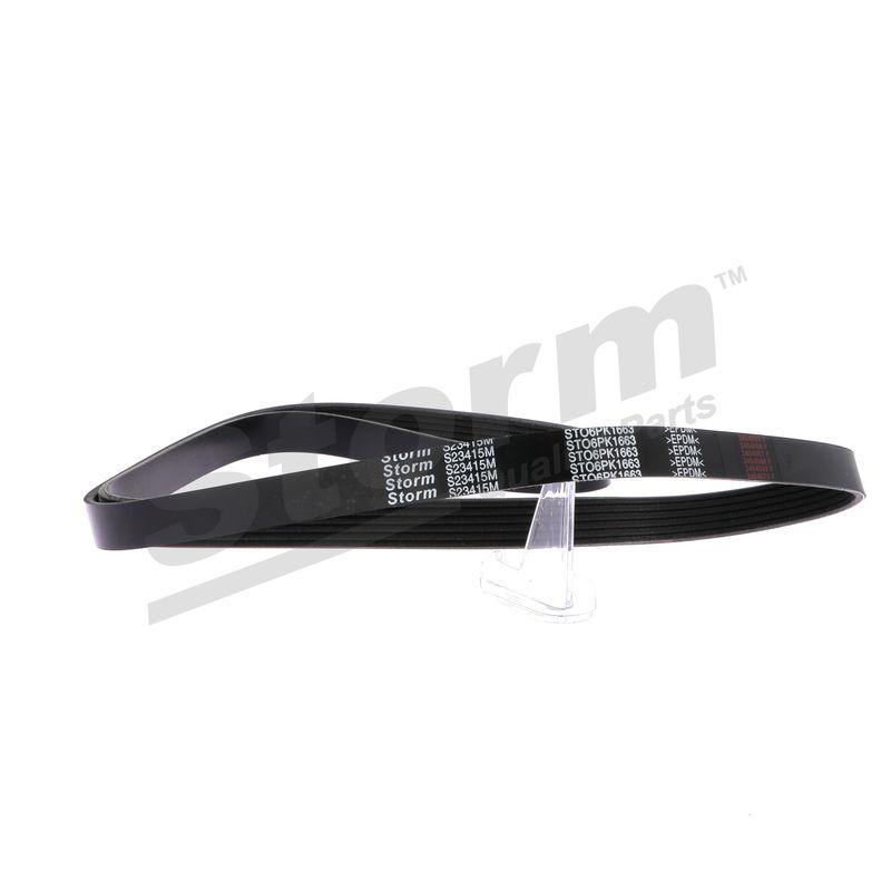 Courroie trapézoïdale à nervures STORM QUALITY PARTS STO6PK1663