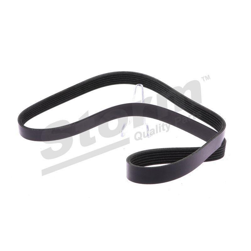 Courroie trapézoïdale à nervures STORM QUALITY PARTS STO6PK1125