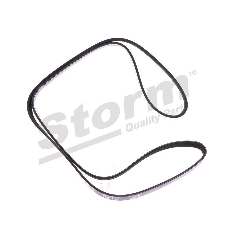 Courroie trapézoïdale à nervures STORM QUALITY PARTS STO6PK1750