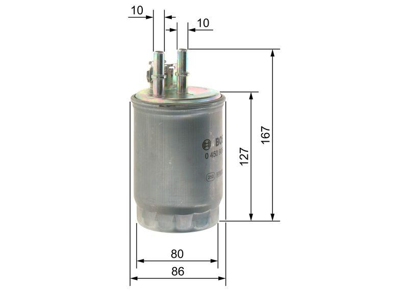 Filtre à carburant BOSCH 0 450 906 357