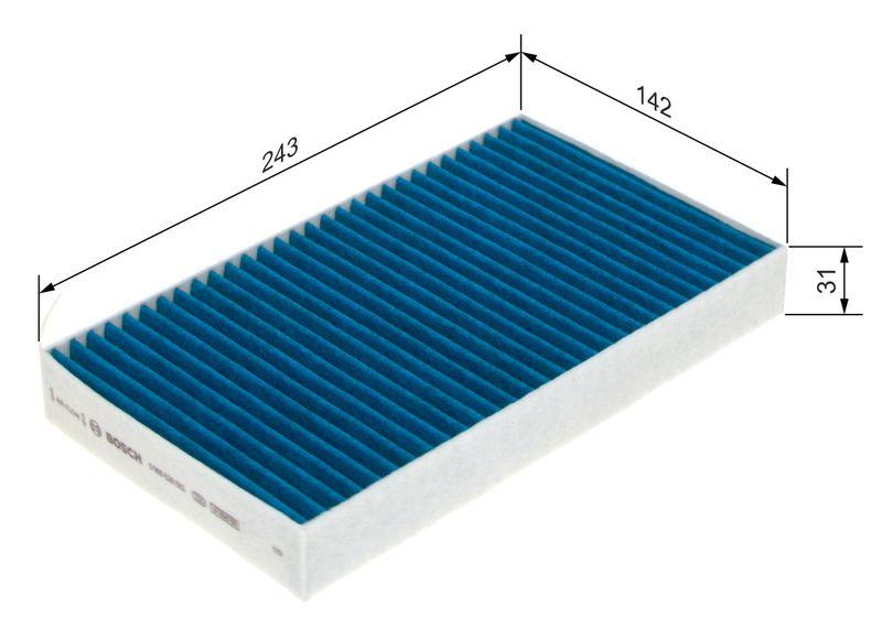 Filtre, air de l'habitacle BOSCH 0986628583