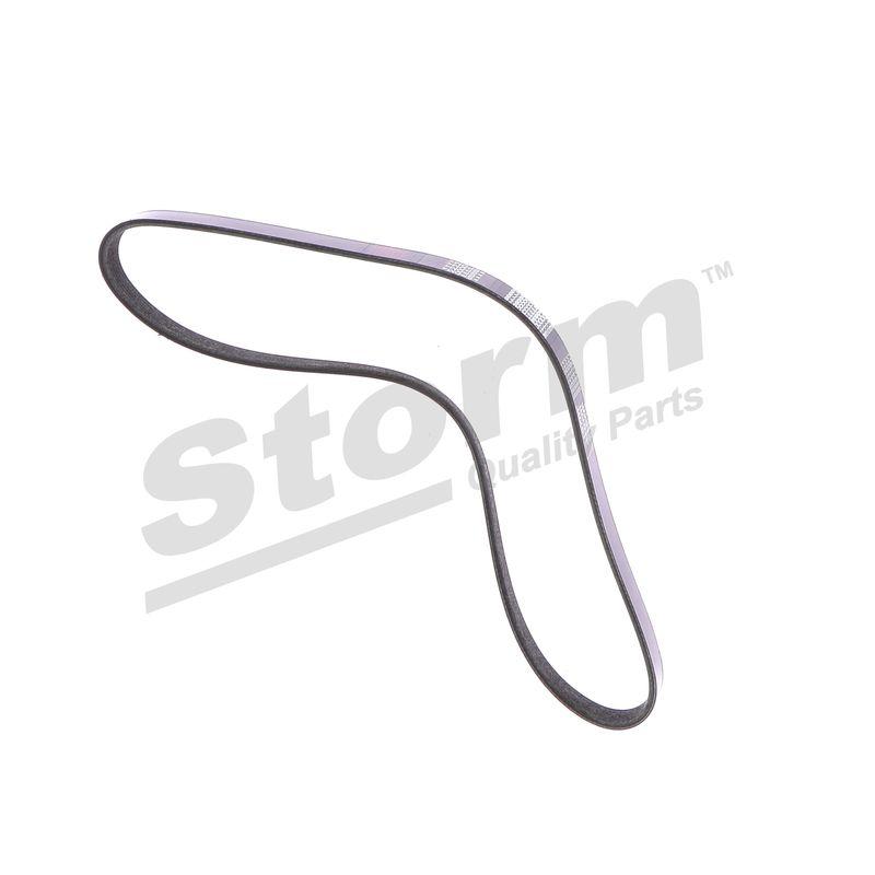 Courroie trapézoïdale à nervures STORM QUALITY PARTS STO6PK0975