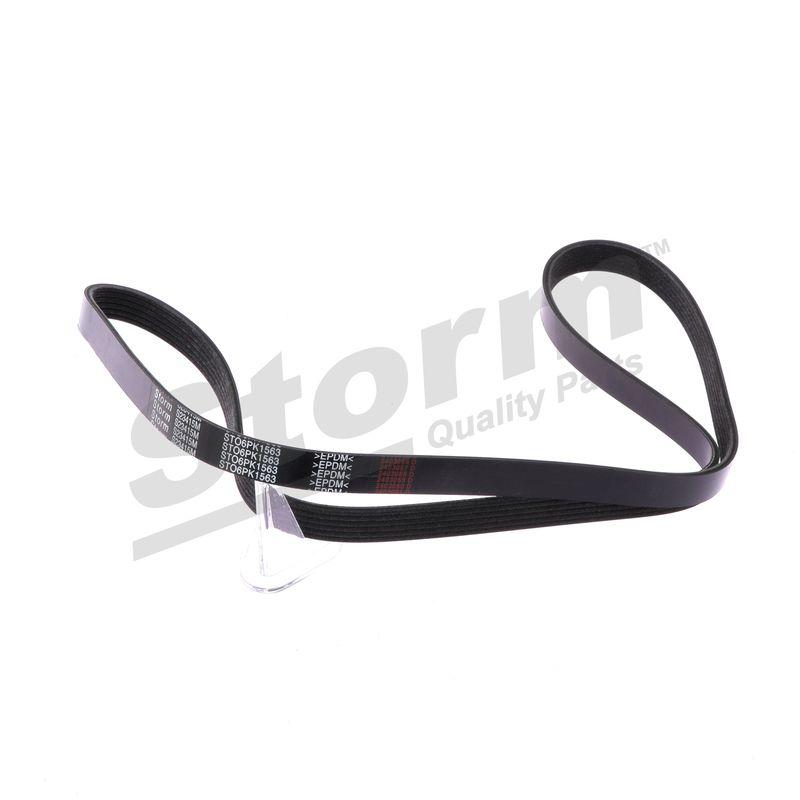 Courroie trapézoïdale à nervures STORM QUALITY PARTS STO6PK1563