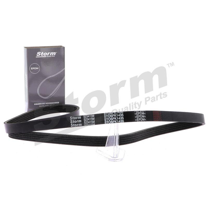Courroie trapézoïdale à nervures STORM QUALITY PARTS STO5PK1435