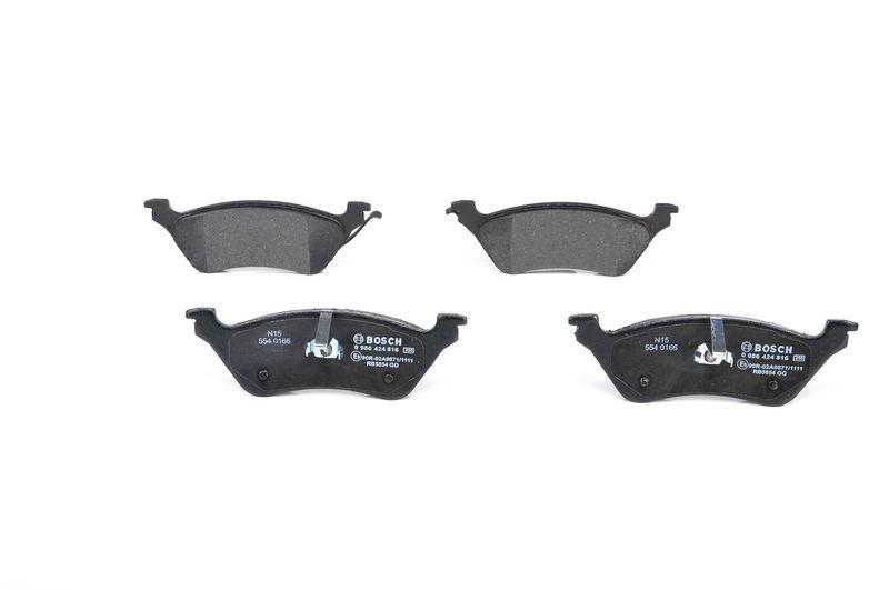 Kit de plaquettes de frein, frein à disque BOSCH 0986424816