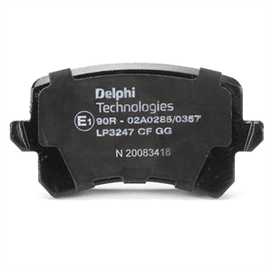Kit de plaquettes de frein, frein à disque DELPHI LP3247