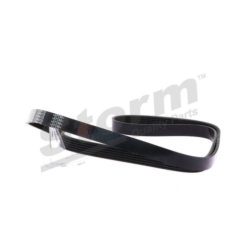Courroie trapézoïdale à nervures STORM QUALITY PARTS STO6PK1725