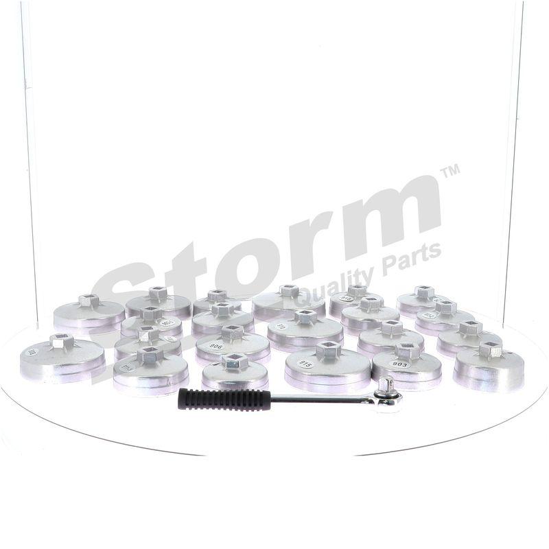 Kit clé coiffe pour filtre à huile STORM QUALITY PARTS 555509