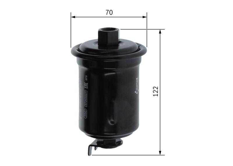 Filtre à carburant BOSCH 0 986 450 107