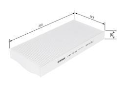 Filtre, air de l'habitacle BOSCH 1 987 432 095