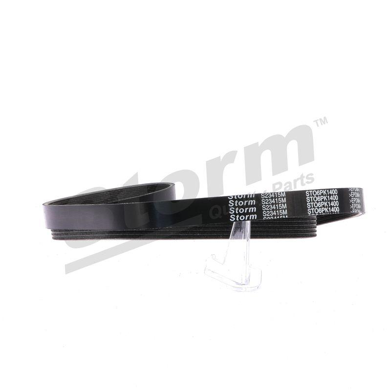 Courroie trapézoïdale à nervures STORM QUALITY PARTS STO6PK1400