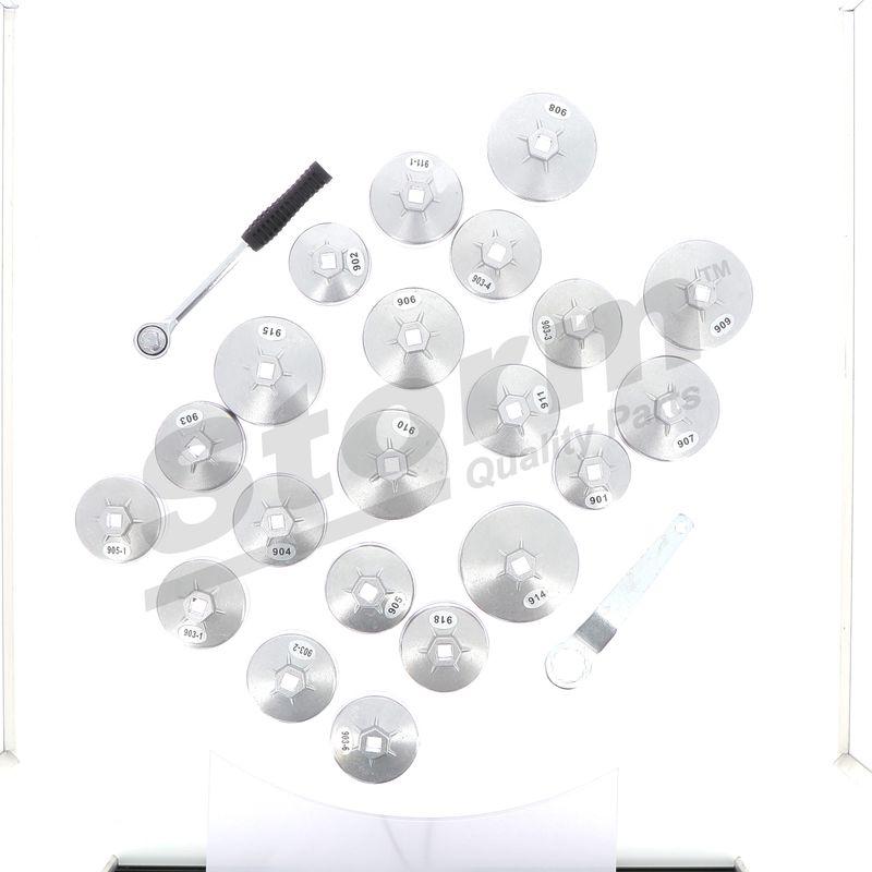 Kit clé coiffe pour filtre à huile STORM QUALITY PARTS 555509