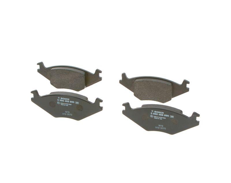 Kit de plaquettes de frein, frein à disque BOSCH 0 986 468 890