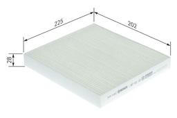 Filtre, air de l'habitacle BOSCH 1987435133