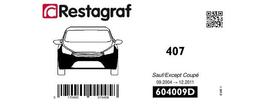 Kit de clip de fixation, carrosserie RESTAGRAF 604009D