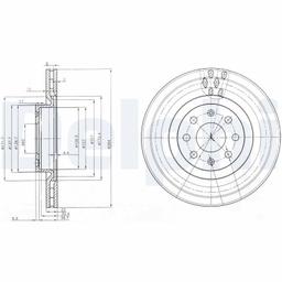 Disque de frein DELPHI BG3944