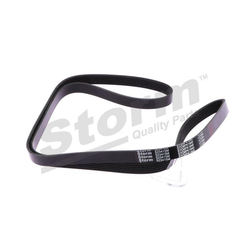 Courroie trapézoïdale à nervures STORM QUALITY PARTS STO6PK1840