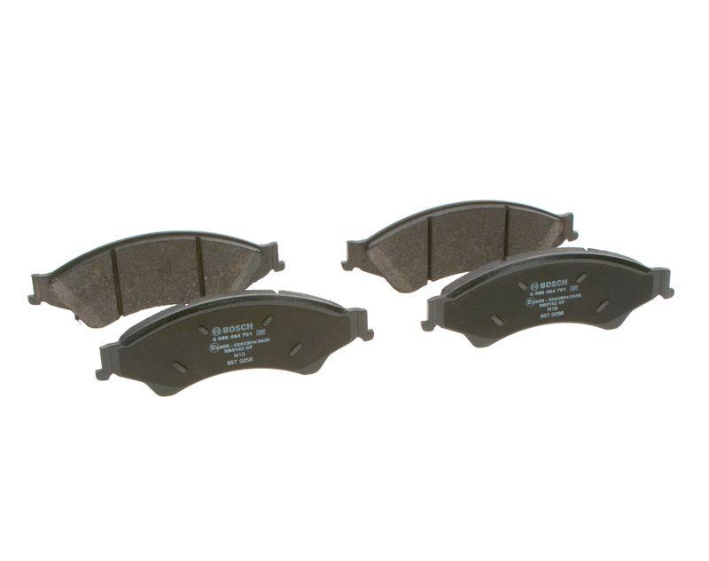 Kit de plaquettes de frein, frein à disque BOSCH 0 986 494 791