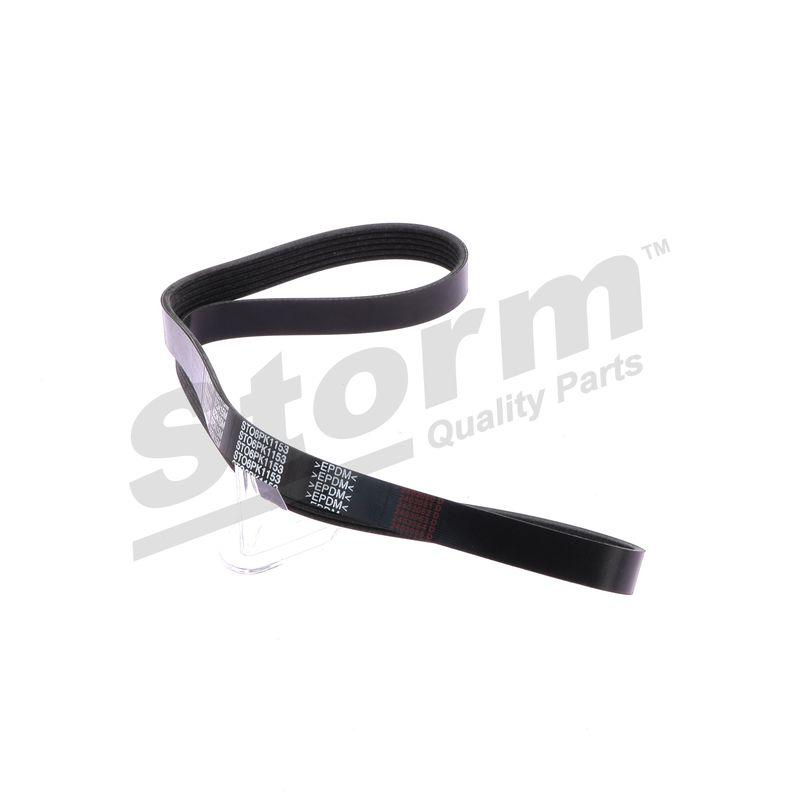 Courroie trapézoïdale à nervures STORM QUALITY PARTS STO6PK1153