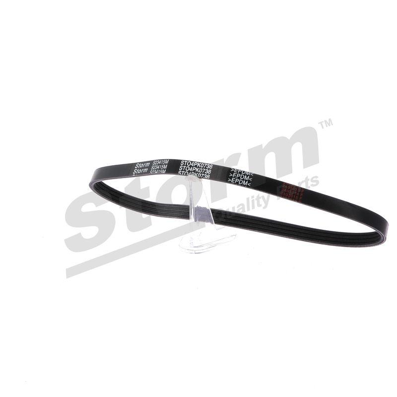 Courroie trapézoïdale à nervures STORM QUALITY PARTS STO4PK0738