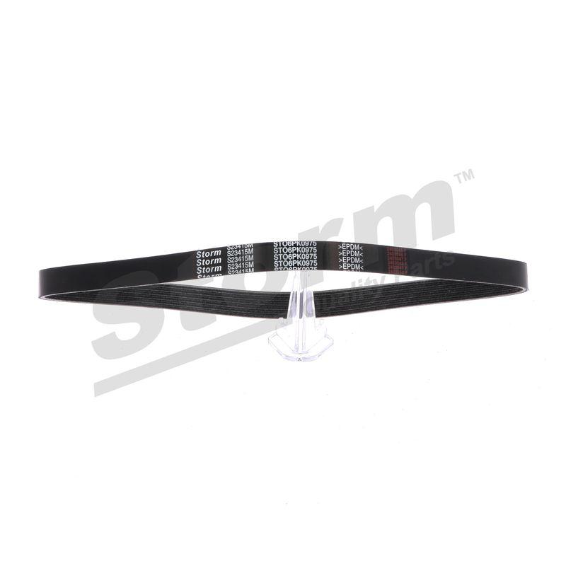 Courroie trapézoïdale à nervures STORM QUALITY PARTS STO6PK0975