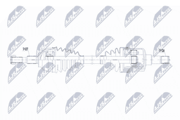 Arbre de transmission NTY NPW-FR-185