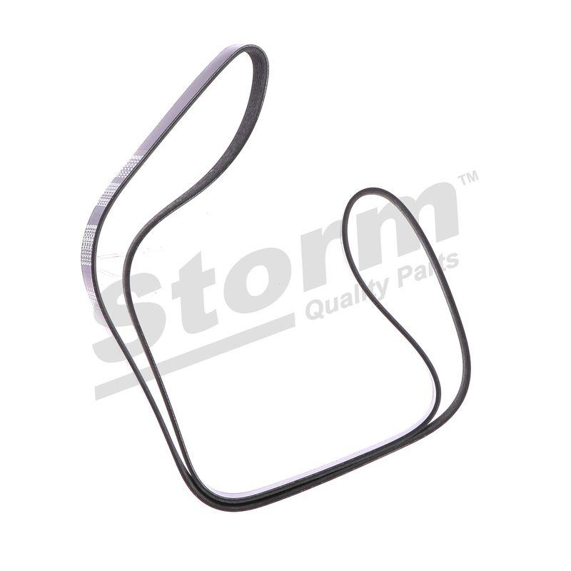 Courroie trapézoïdale à nervures STORM QUALITY PARTS STO6PK1713