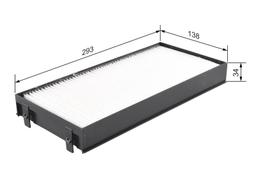 Filtre, air de l'habitacle BOSCH 1987432219