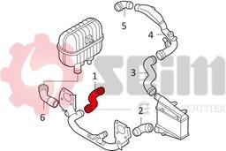 Gaine de suralimentation SEIM 981062
