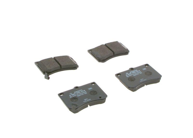 Kit de plaquettes de frein, frein à disque BOSCH 0 986 460 974