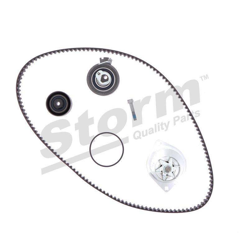 Pompe à eau + kit de courroie crantée STORM QUALITY PARTS 904470KP