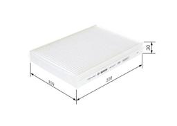 Filtre, air de l'habitacle BOSCH 1987435017