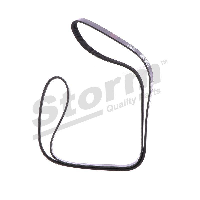 Courroie trapézoïdale à nervures STORM QUALITY PARTS STO6PK1663