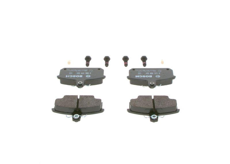 Kit de plaquettes de frein, frein à disque BOSCH 0 986 494 531