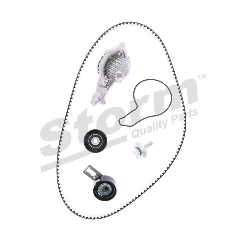 Pompe à eau + kit de courroie crantée STORM QUALITY PARTS 904546KP