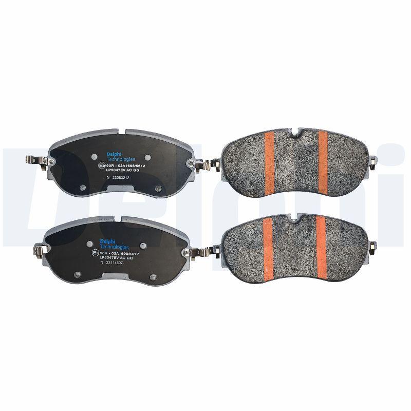 Kit de plaquettes de frein, frein à disque DELPHI LP5047EV