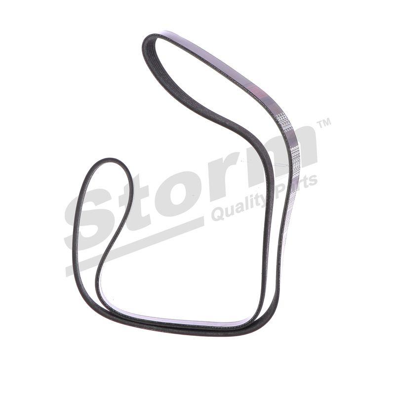 Courroie trapézoïdale à nervures STORM QUALITY PARTS STO6PK1513